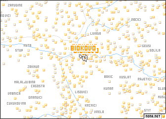 map of Biokovo