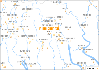 map of Biokpongo