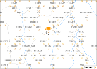 map of Biok