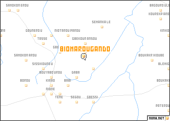 map of Biomarou Gando