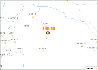 map of Biomba