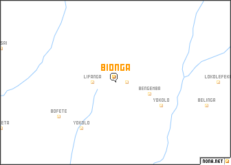 map of Bionga