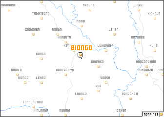 map of Biongo