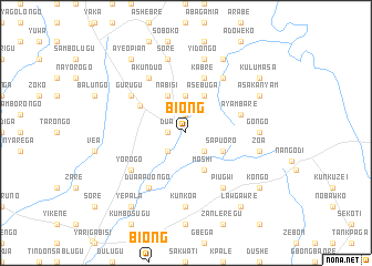 map of Biong