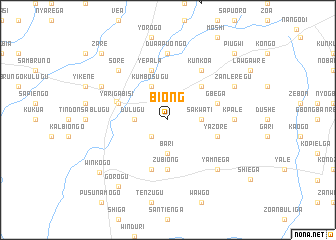 map of Biong