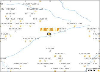 map of Bionville