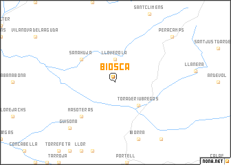 map of Biosca