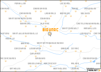 map of Biounac