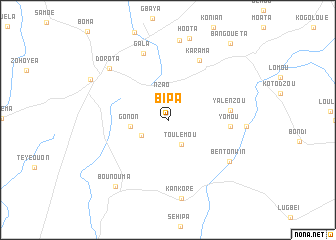 map of Bipa