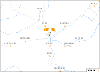 map of Bipindi