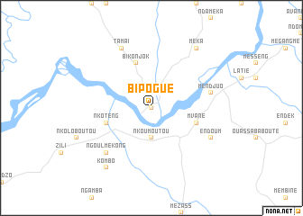 map of Bipogué