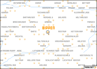 map of Bippen