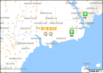 map of Bique