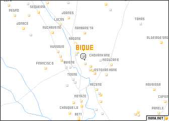 map of Bique