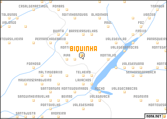 map of Biquinha