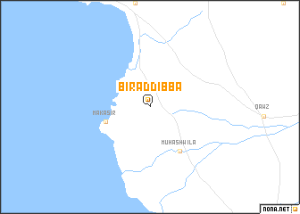 map of Biʼr ad Dibba