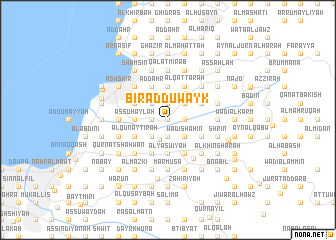 map of Biʼr ad Duwayk