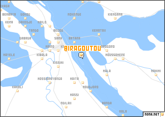 map of Biragoutou