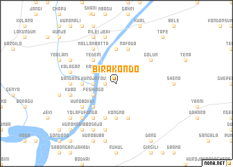 map of Birakondo