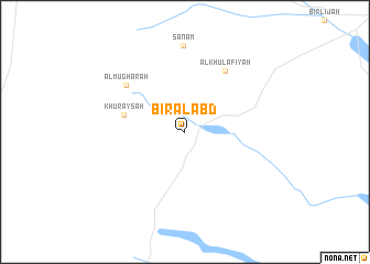 map of Biʼr al ‘Abd