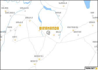 map of Bira-Manoa