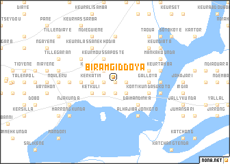 map of Biram Giddo Ya