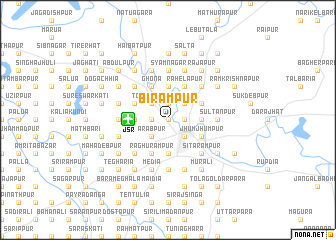 map of Birāmpur