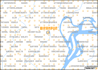 map of Birāmpur