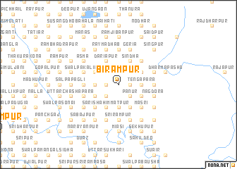 map of Birāmpur