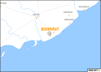 map of Birāmput