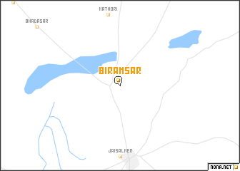 map of Biramsar