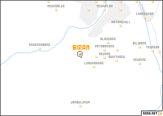 map of Biram