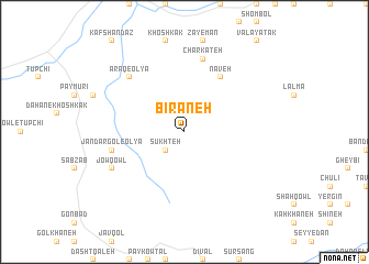 map of Bīrāneh