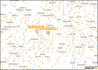 map of Bīran Gali