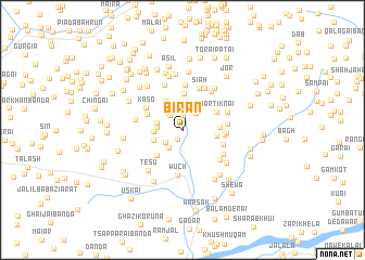 map of Bīran