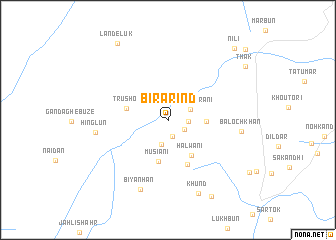 map of Bira Rind