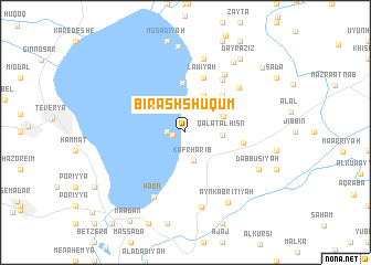 map of Biʼr ash Shuqūm