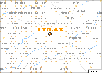 map of Bīrat al Jurd