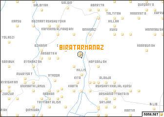 map of Bīrat Armanāz