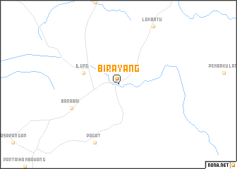 map of Birayang