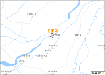 map of Bīra