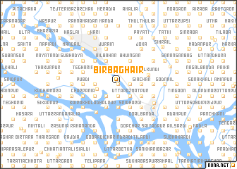 map of Bir Bāghair