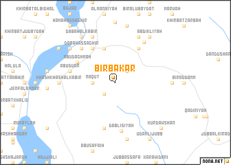 map of Biʼr Bakâr