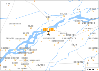 map of Bīrbal