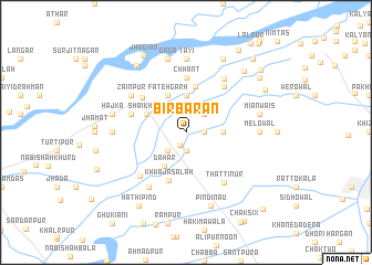 map of Birbarān