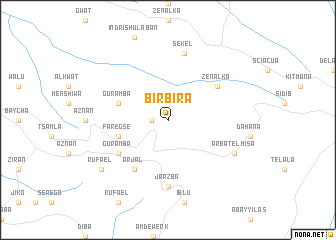 map of Birbira