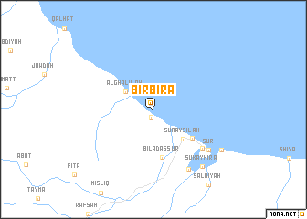 map of Biʼr Birāʼ