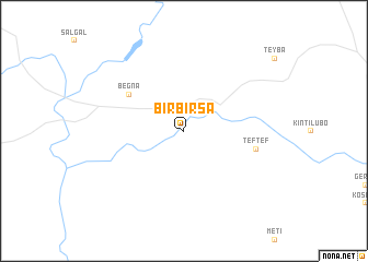 map of Bīrbīrsa