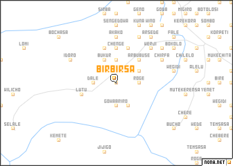 map of Bīrbīrsa