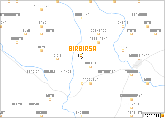 map of Bīrbīrsa